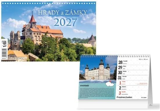 Stolní kalendář 2027 MFP Hrady a zámky