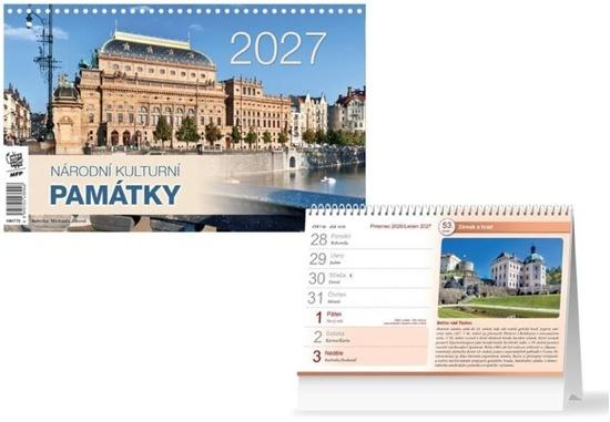 Stolní kalendář 2027 MFP Národní kulturní památky