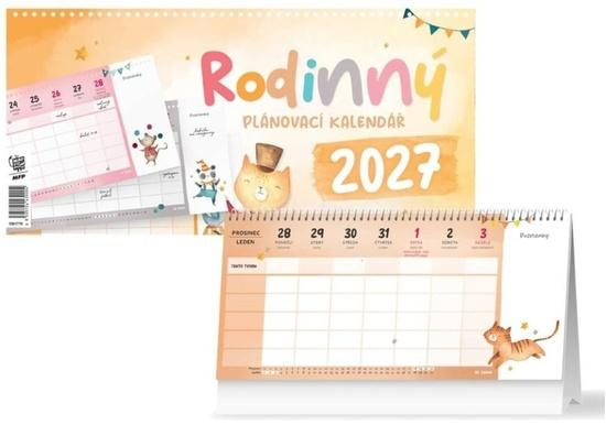 Stolní kalendář 2027 MFP Rodinný plánovací