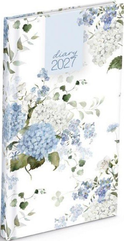 Týdenní diář 2027 MFP 90x170mm T806 Lamino Květiny