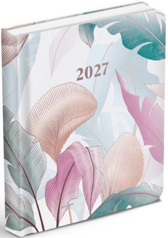 Týdenní diář 2027 MFP 115x160mm Lamino Exotické listy