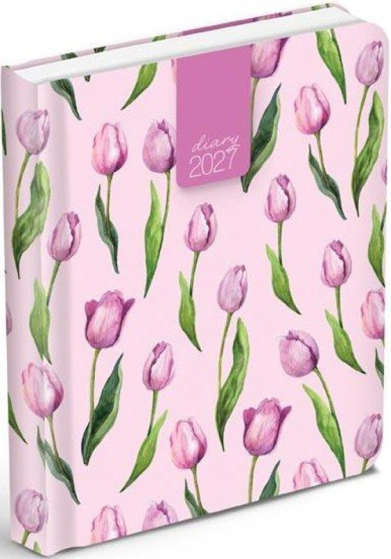 Týdenní diář 2027 MFP 115x160mm Lamino Tulipány