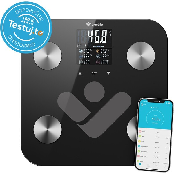 rueLife FitScale W6 BT Black Černá
