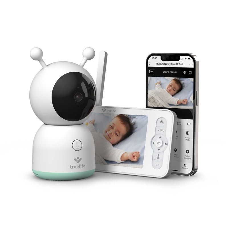 TrueLife NannyCam R7 Dual Smart Bílá