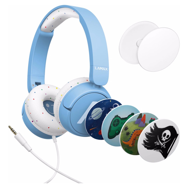 LAMAX SoundKid1 Dětská sluchátka Modrá
