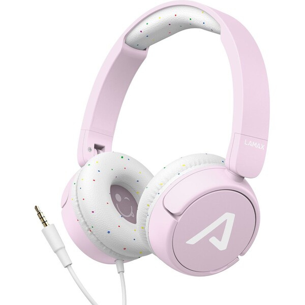 LAMAX SoundKid1 Dětská sluchátka Růžová