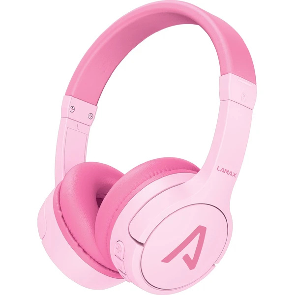 LAMAX BaseKid1 Dětská sluchátka Růžová
