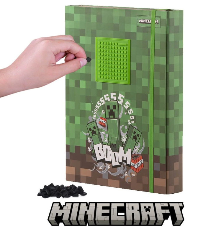 PIXIE CREW & MINECRAFT Kartonové složky A4