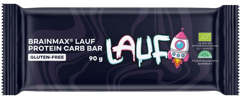 BrainMax LAUF Protein Carb Bar proteinovo-sacharidová tyčinka BIO 2x45 g - vanilka