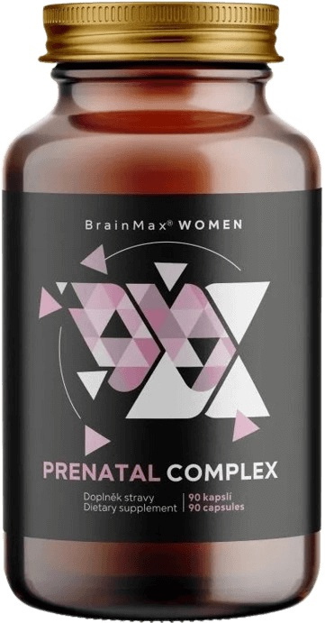BrainMax Prenatal Complex, komplex vitamínů pro těhotné ženy Obsah: 180 kapslí