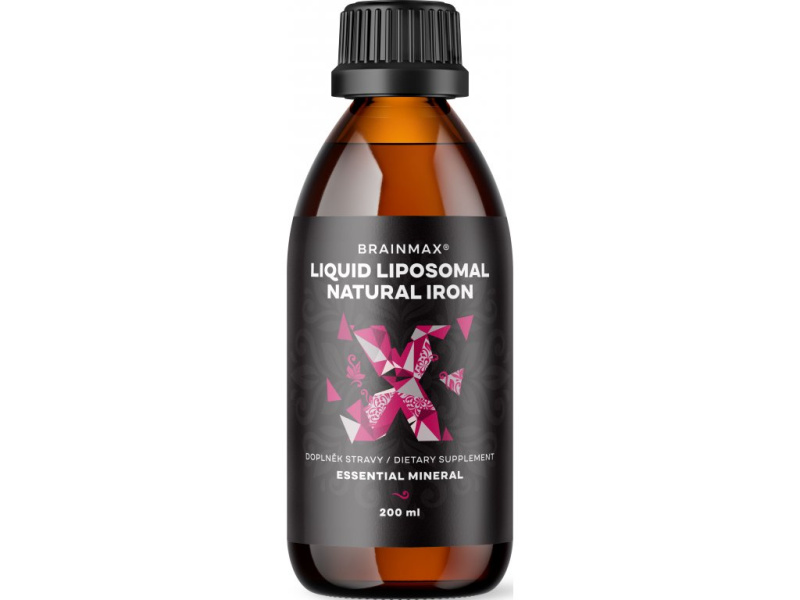 BrainMax Lipozomální železo, 200ml
