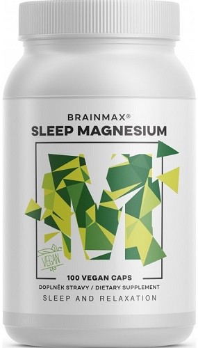 BrainMax Sleep Magnesium 320 mg, 100 kapslí