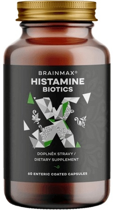 BrainMax Histamine Biotics, Histamin Probiotika, 60 enterosolventních kapslí