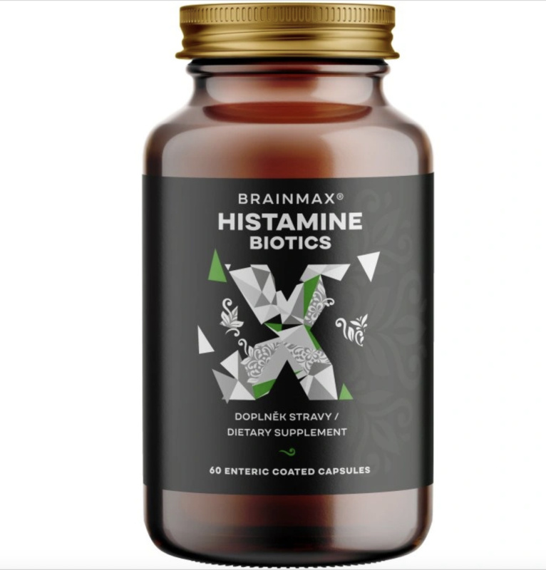 BrainMax Histamine Biotics, Histamin Probiotika, 60 enterosolventních kapslí