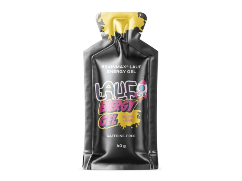 BrainMax LAUF Energy Gels Příchuť: Slaná jahoda bez kofeinu 40 g