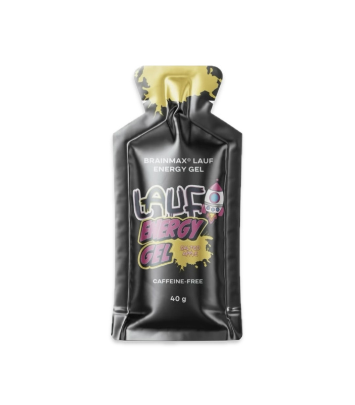 BrainMax LAUF Energy Gels Příchuť: Slané jablko bez kofeinu 40 g