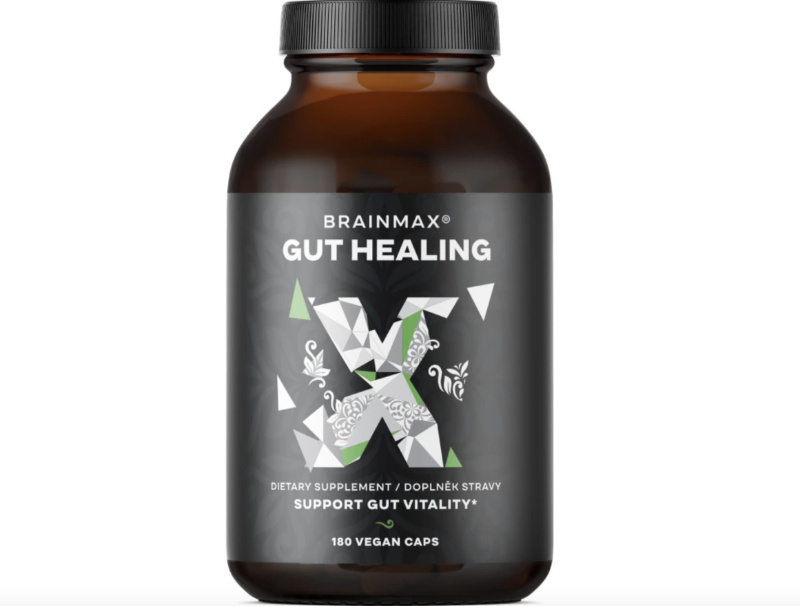 BrainMax Gut Healing, Střeva a trávení, 180 rostlinných kapslí