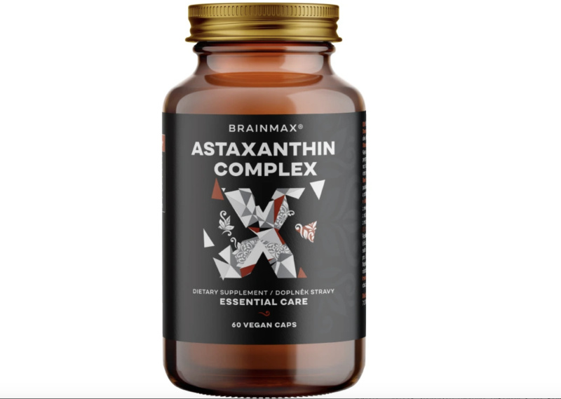 BrainMax Astaxanthin Complex, 60 rostlinných kapslí