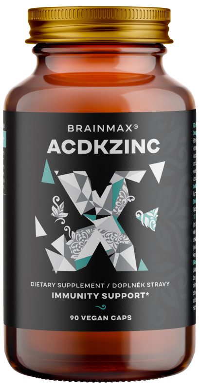 BrainMax ACDKZINC 90 rostlinných kapslí