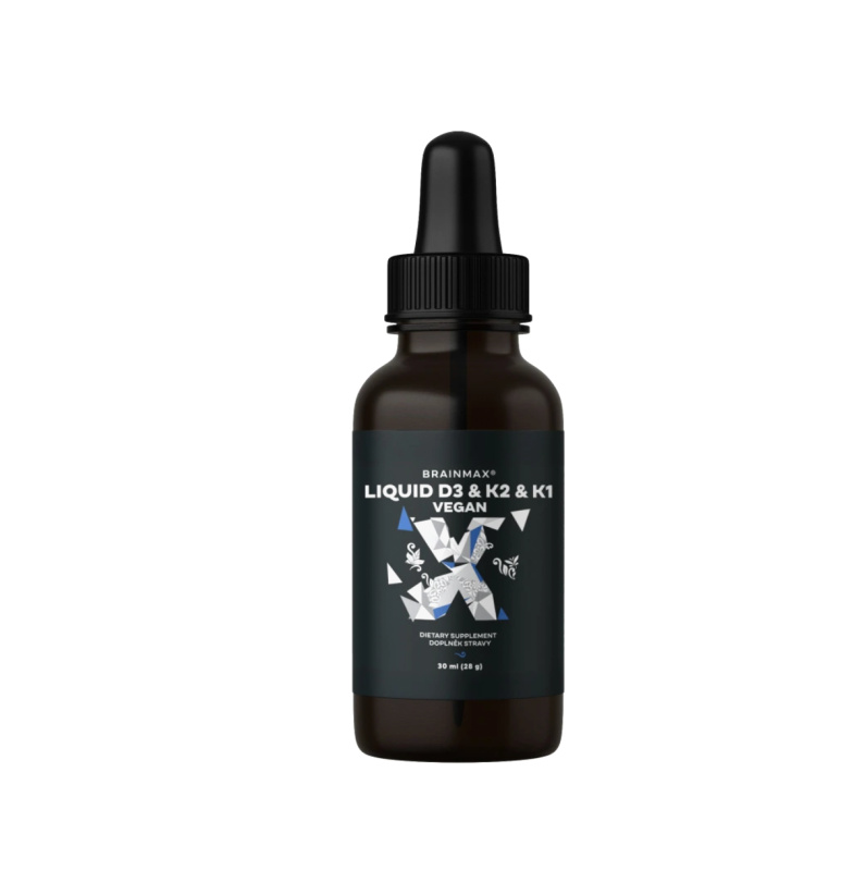 BrainMax Vegan Liquid D3 & K2 & K1, 30 ml