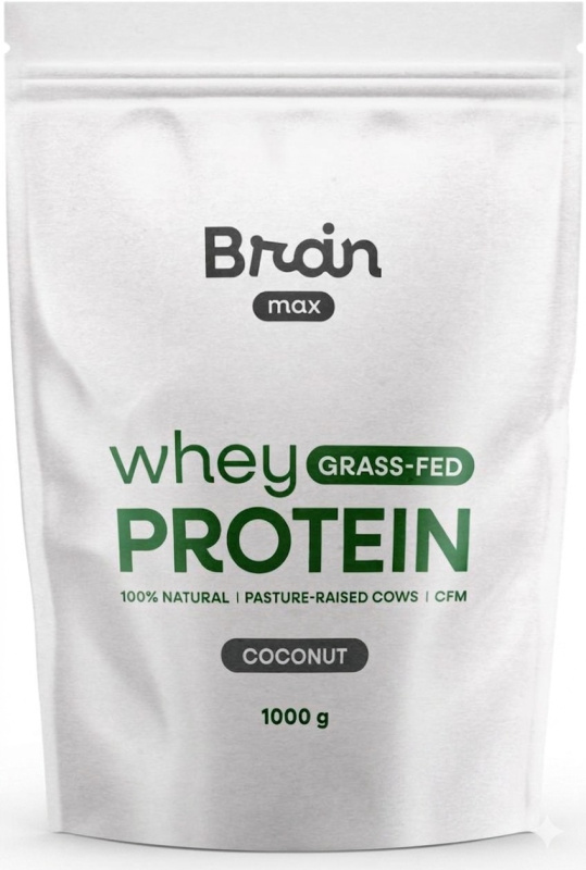 BrainMax Grass-fed Whey Protein 1000 g - Kokos