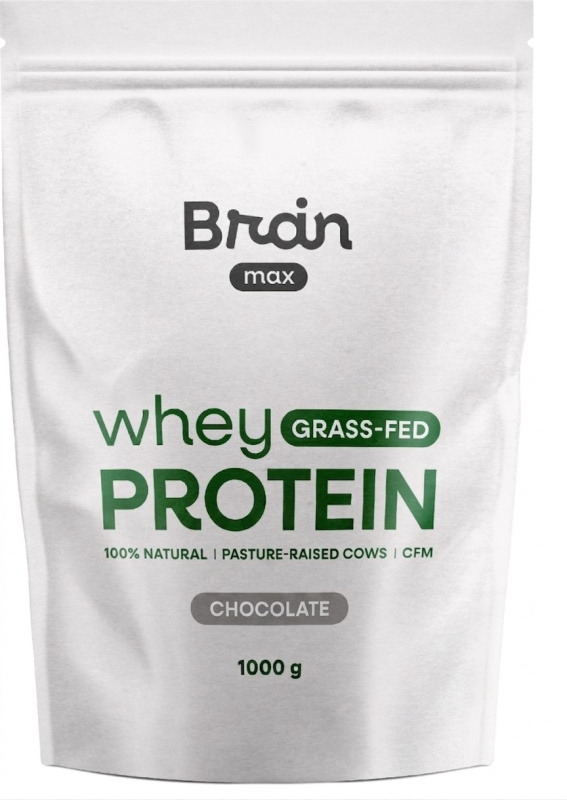 BrainMax Grass-fed Whey Protein 1000 g - Čokoláda