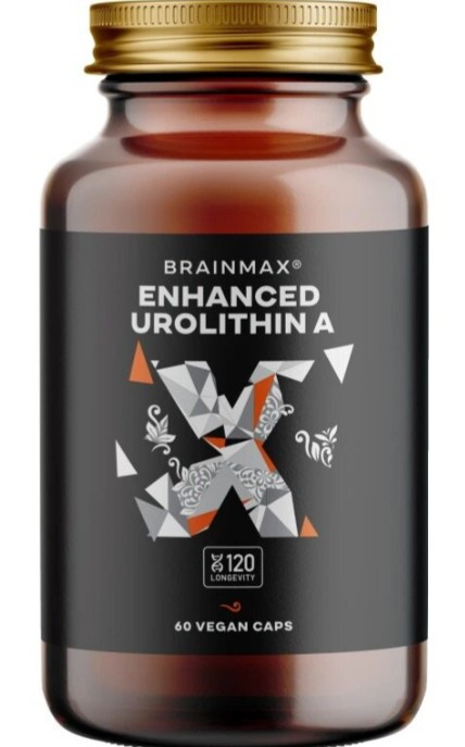 BrainMax Enhanced Urolithin A, 60 rostlinných kapslí