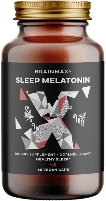 BrainMax Sleep Melatonin, Na spaní, 60 kapslí
