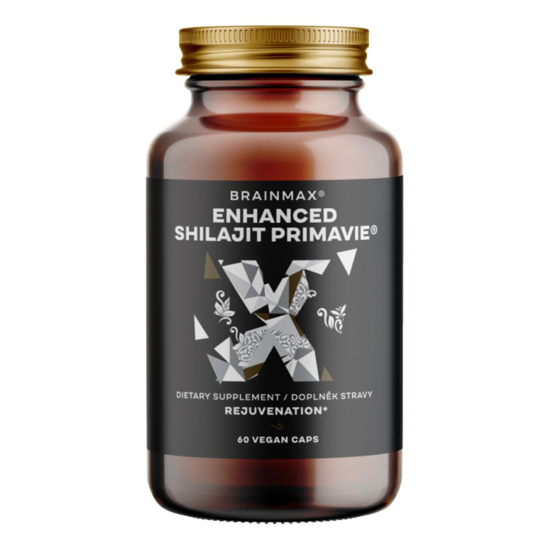 BrainMax Enhanced Shilajit PrimaVie®, 500 mg, 60 kapslí