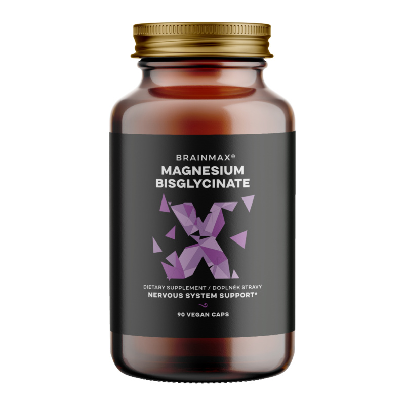BrainMax Magnesium Bisglycinate 90 kapslí