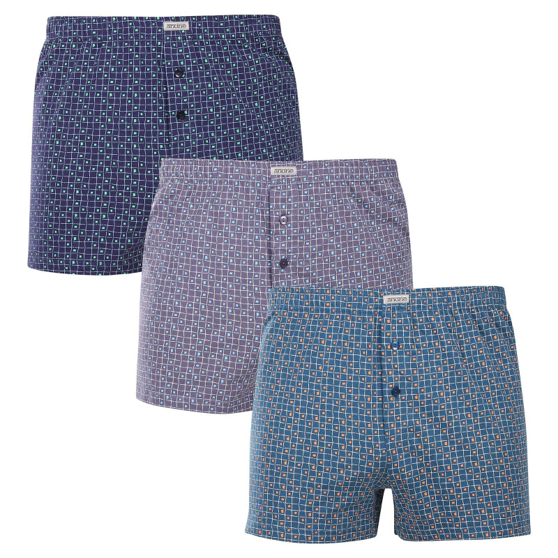 3PACK pánské trenky Andrie vícebarevné (PS 5895) 3XL, trenýrky