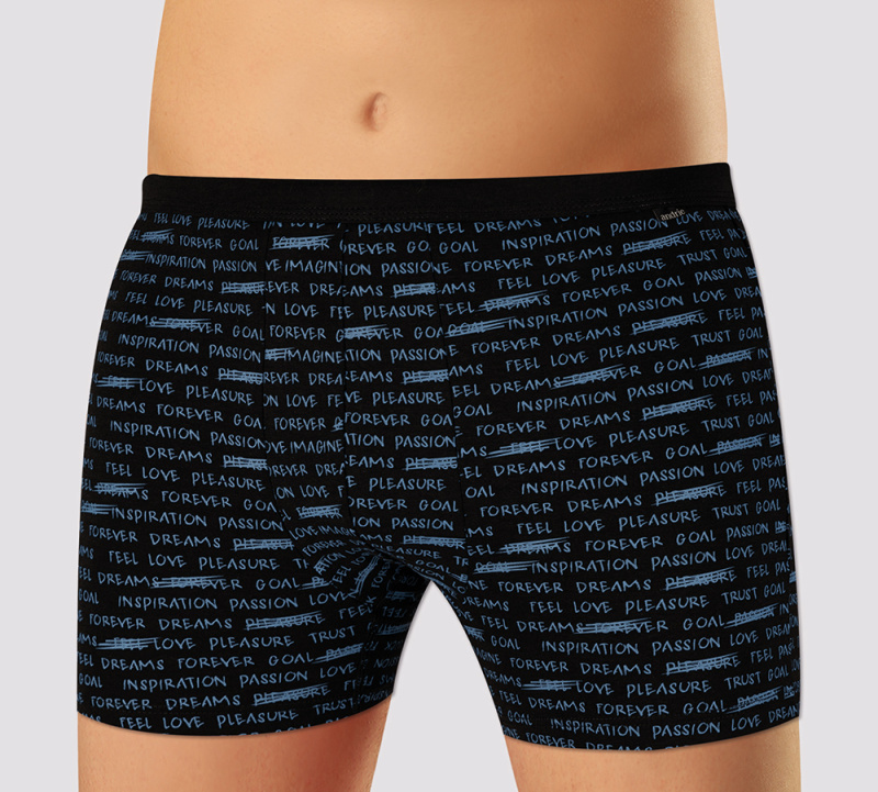 Boxerky Andrie PS 5908 Bambus Barva: Černá, Velikost: 2XL