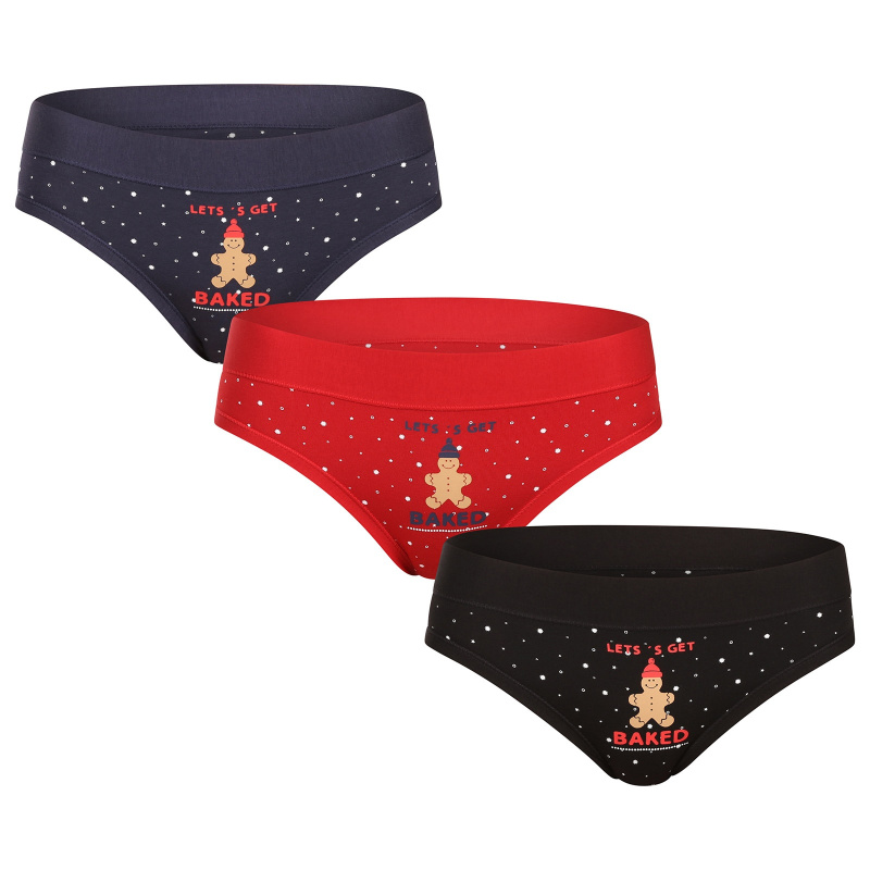 3PACK dámské kalhotky Andrie vícebarevné (PS 1081) S