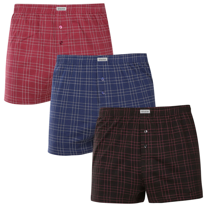 3PACK pánské trenky Andrie vícebarevné (PS 5914) XXL, trenýrky