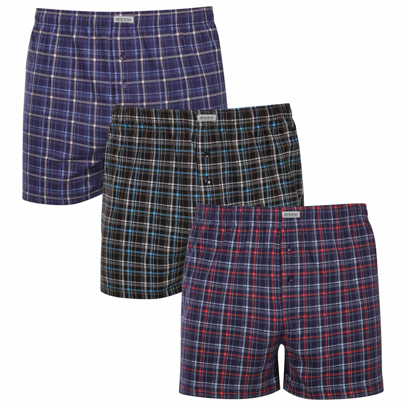 3PACK pánské trenky Andrie vícebarevné (PS 5920) 4XL, trenýrky