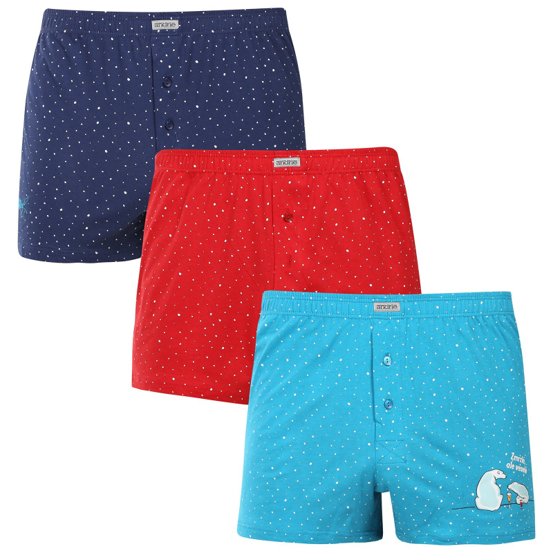 Trenýrky Andrie PS 5933 Barva: Červená, Velikost: 2XL