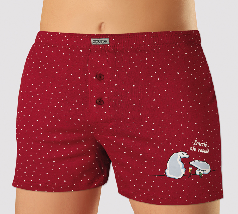 Trenýrky Andrie PS 5933 Barva: Červená, Velikost: 3XL