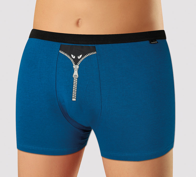 Boxerky Andrie PS 5944 Lycra Barva: Modrá, Velikost: M