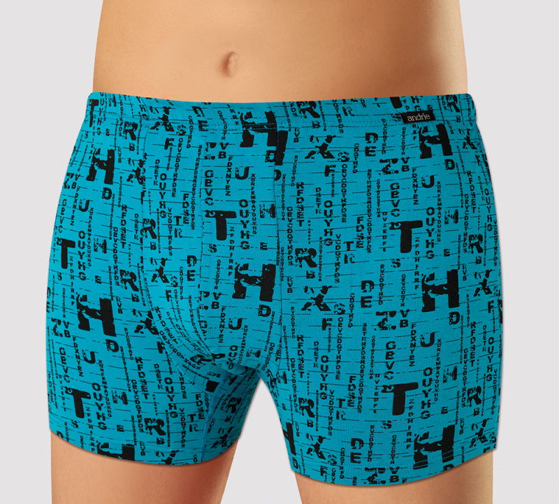 Boxerky Andrie PS 5947 Modal Barva: Modrá, Velikost: 2XL
