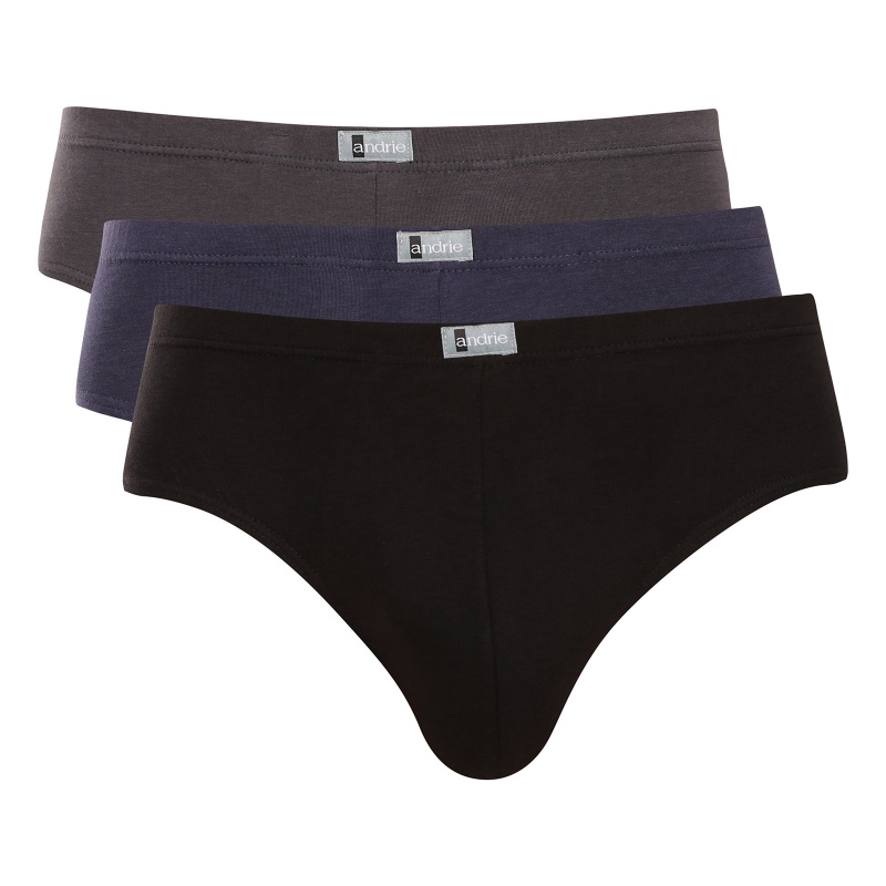 3PACK pánské slipy Andrie vícebarevné (PS 3602 F) 3XL