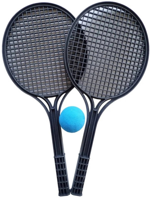 KUBIsport soft tenisová sada se 2 pálkami a molitanovým míčkem
