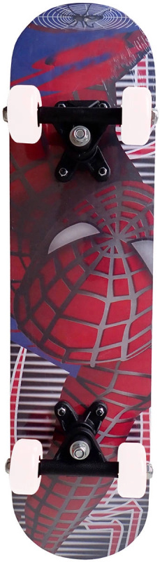 Dětský skateboard KUBIsport Spider-Man 58 × 16 cm do 30 kg