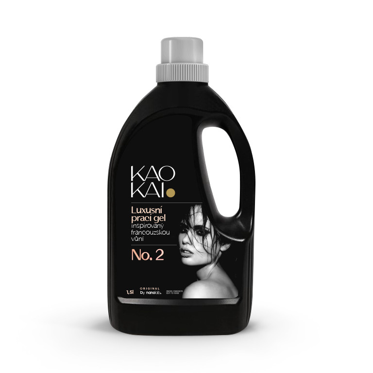 KAO KAI. Prací gel z Marseillského mýdla No. 2, 40PD, 1,5l Objem: 1,5L, Balení: 1, Pracích dávek: 40