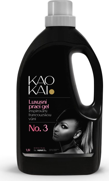 KAO KAI. Prací gel inspirovaný francouzskou vůní No. 3, 1,5 l, 40 PD Objem: 1,5L, Balení: 1, Pracích dávek: 40