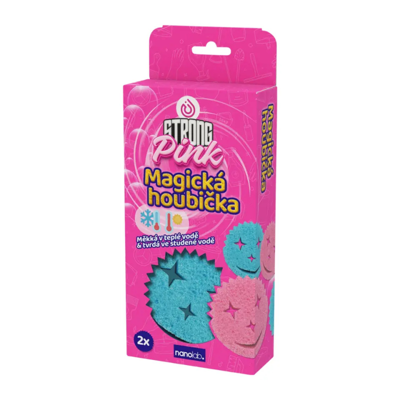 Nanolab Strong Pink Magická houbička 2 ks