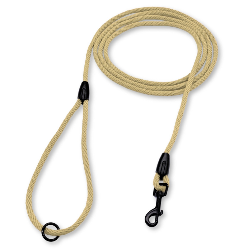 PafDog® Klasické vodítko s poutkem na ruku, 6mm, béžové PAF-896