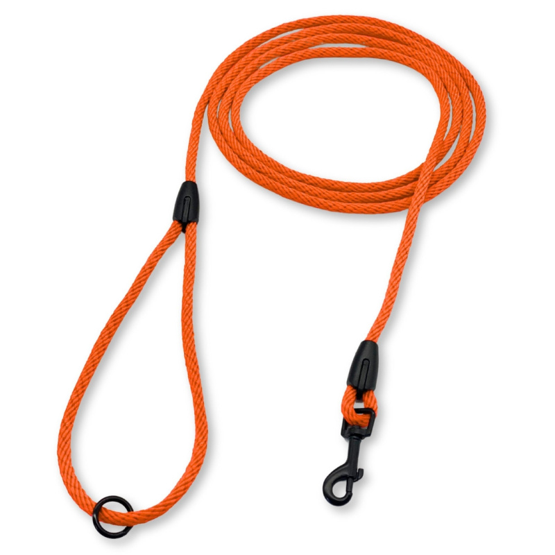 PafDog® Klasické vodítko s poutkem na ruku, 6mm, oranžové PAF-898