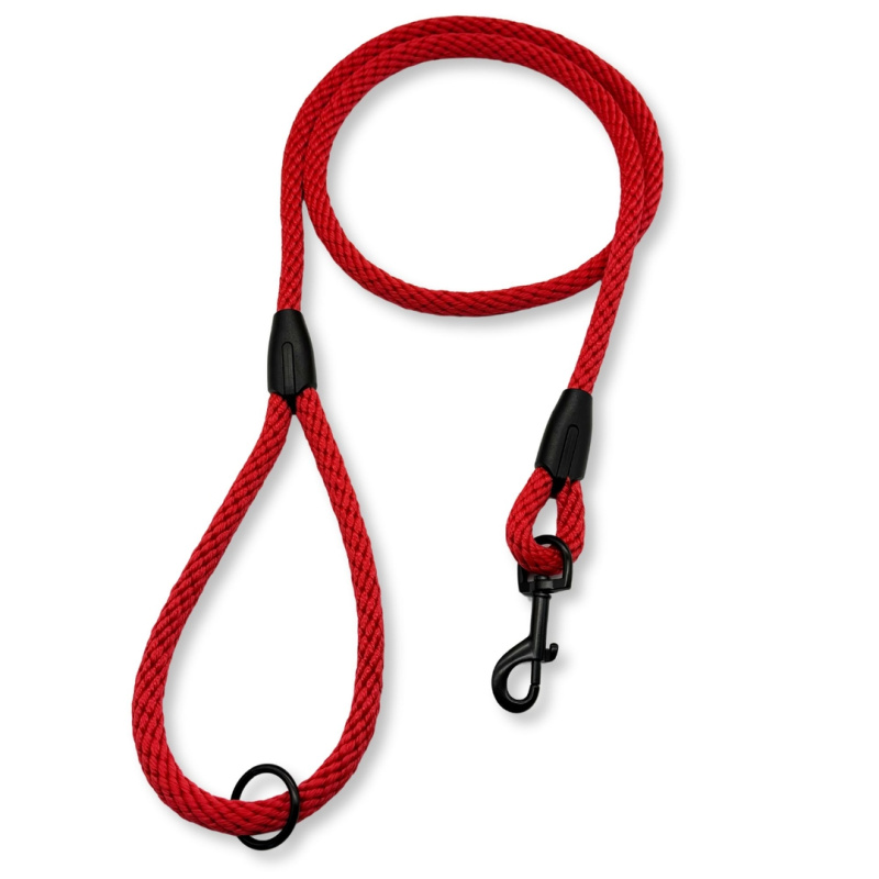 PafDog® Klasické vodítko s poutkem na ruku, 12mm, červené PAF-918