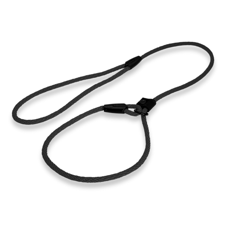PafDog® Výcvikové stahovací vodítko 2v1 6mm, 7 délek, černé PAF-972