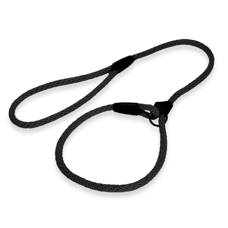 PafDog® Výcvikové stahovací vodítko 2v1 8 mm, 7 délek, černé PAF-973